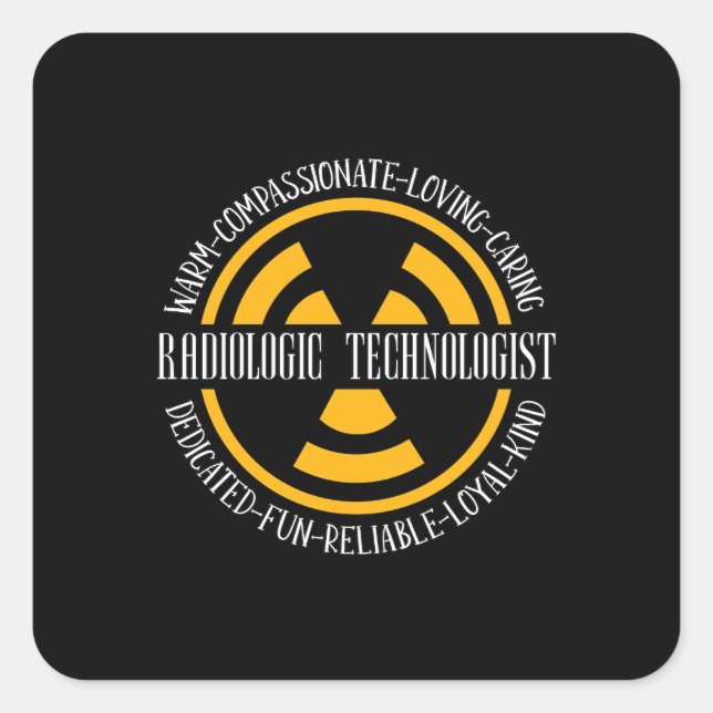 T-Shirt Square Sticker (Front)