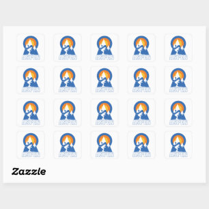 T-Shirt Square Sticker