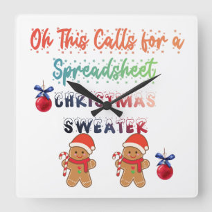 T-Shirt Square Wall Clock