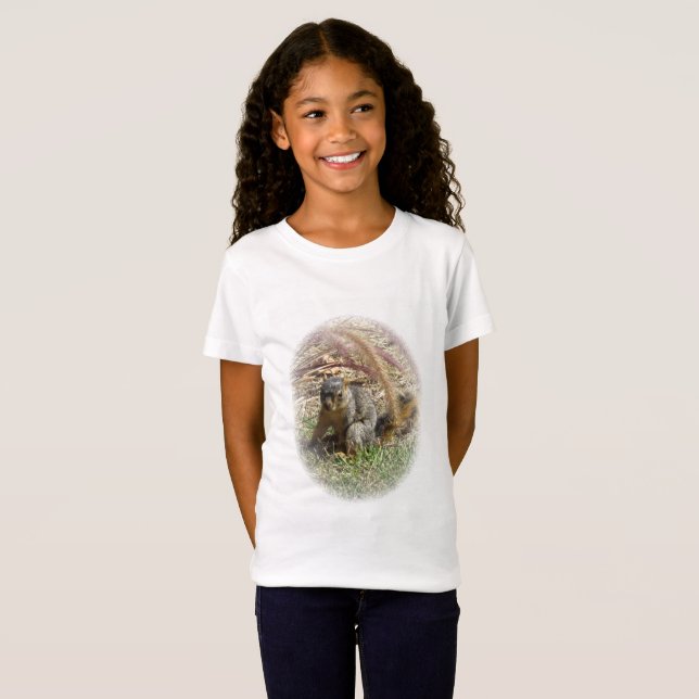 t-shirt - Squirrel Portrait (Front Full)