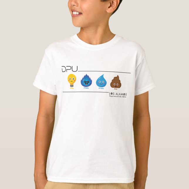 T-shirt starring DPU's utility mascots (Front)
