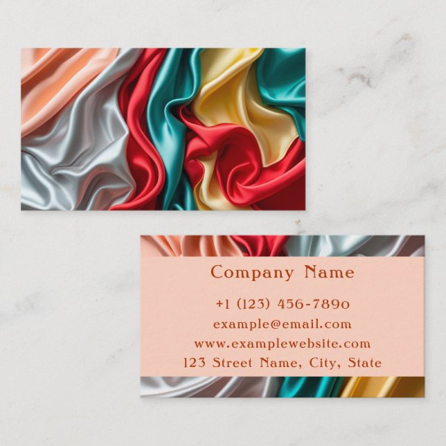 T-shirt store business card (Front/Back)