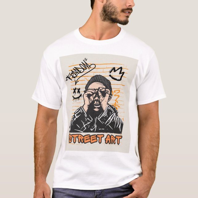 T-Shirt Street Art Design (Front)