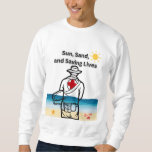 T-Shirt sun, sand, saving lives. Sweatshirt<br><div class="desc">"Sun,  Sand,  and Saving Lives! This bold and energetic T-shirt captures the essence of lifeguards who work hard under the sun to keep everyone safe. Perfect for those who protect our shores,  combining a love for the beach with a heroic duty to save lives."</div>