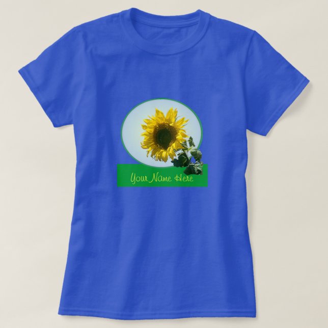 T-shirt - Sunflower in Circle (Design Front)