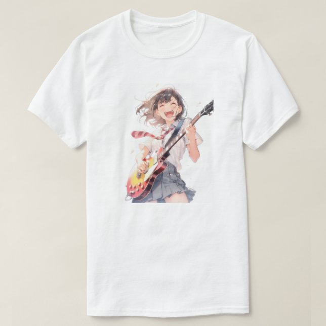 T-shirt T-shirt | Guitar JK 02 Sushi Musume Genera (Design Front)