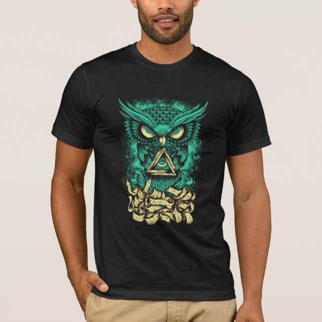 T-shirt t-shirt Owl (Front)