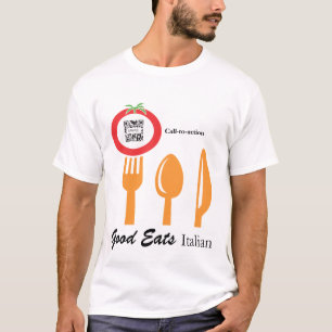 T-Shirt Template Casual Dining Italian