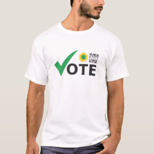T-shirt Template Green Party