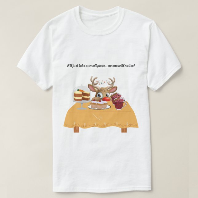 T-shirt: The Carrot Cake Caper - The Sneaky Reind T-Shirt (Design Front)