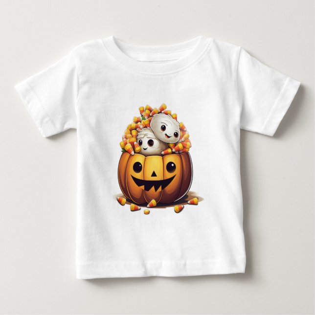 T-shirt The Pumpkin Who Couldn't Stop Smiling (Front)