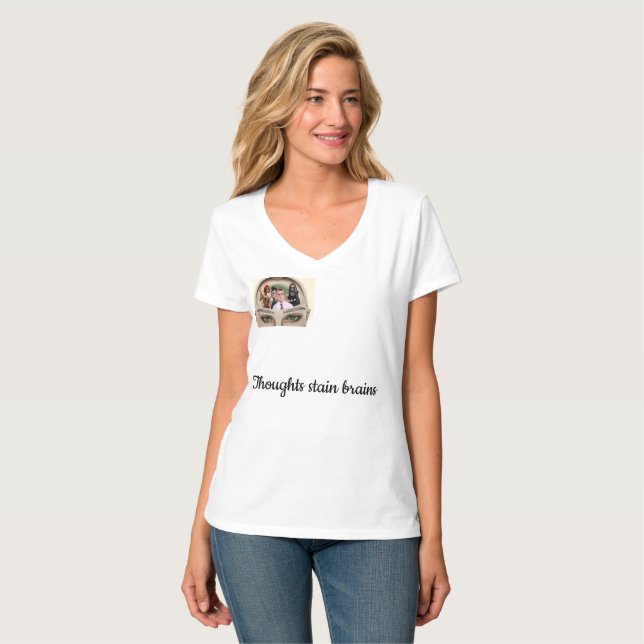 T-shirt "Thoughts pollute the brain" (Front Full)