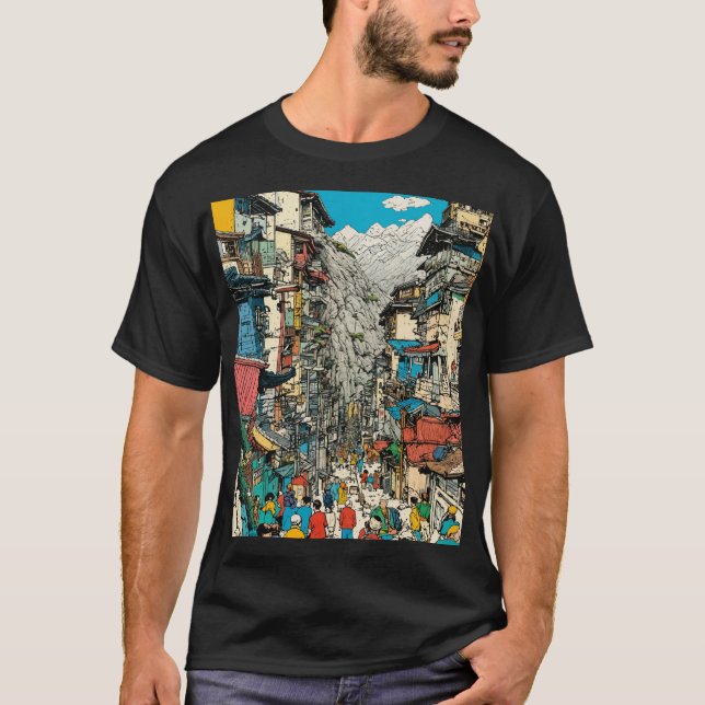 T-Shirt **Title**: "Creative Struggle: Anxiety in  (Front)