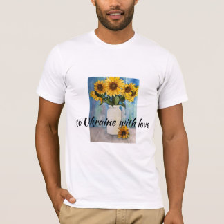T Shirt to show support for the people of Ukraine
