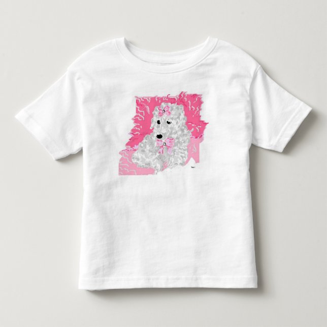 T-Shirt  Toddler Poodle (Front)