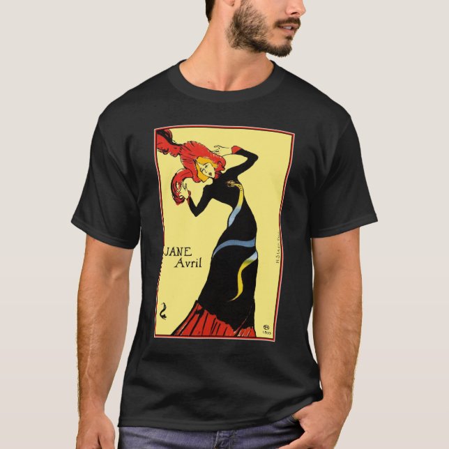 T-Shirt: Toulouse-Lautrec - Jane Avril T-Shirt (Front)
