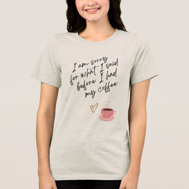 T-Shirt Tri-Blend Shirt (Front)