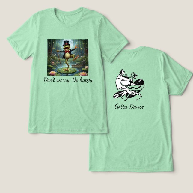 T-Shirt Tri-Blend Shirt (Design Front & Back)