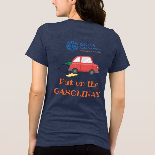 T-Shirt Tri-Blend Shirt (Back)