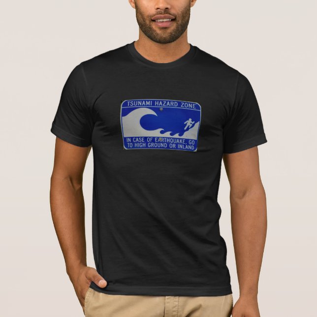 t-shirt - tsunami zone (Front)