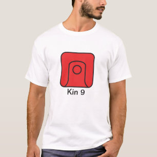T-shirt Tzolkin Lua Red Kin 9