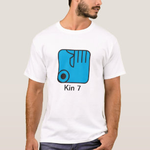 T-shirt Tzolkin Mao Blue Kin 7