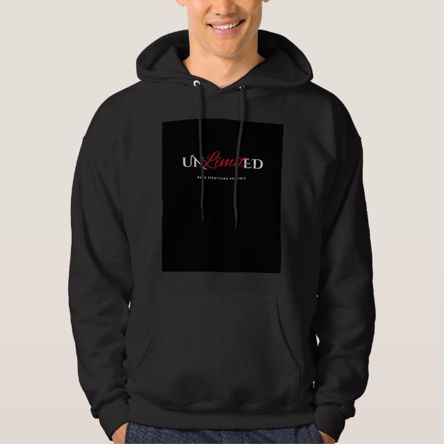 T-Shirt. "UNLimited - Make Everything Possible" Hoodie (Front)
