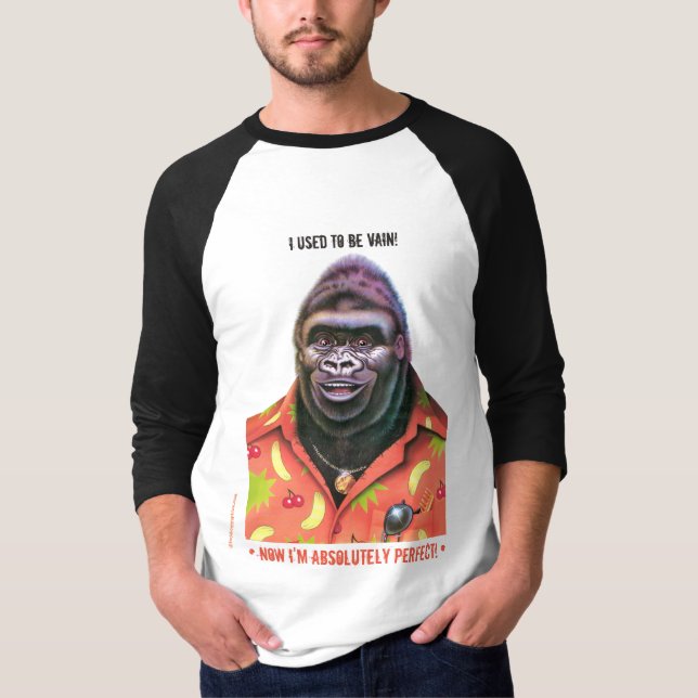 T shirt Vain Gorilla design. (Front)