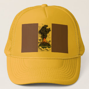 T-Shirt volcano Trucker Hat