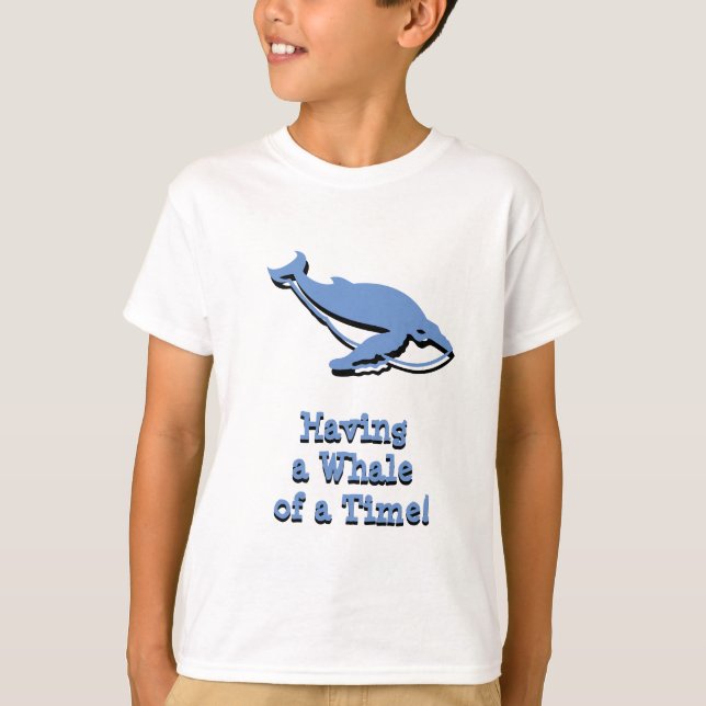 T-Shirt - Whale with Text (Front)