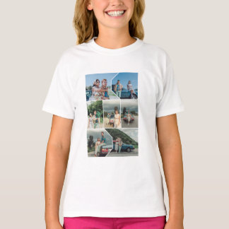 T-Shirt white minimalist aesthetic photos collag