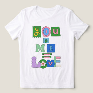 T-Shirt white valentine's day for gift Tri-Blend Shirt