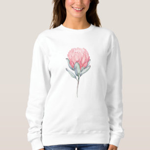 T-Shirt with a delicate flower in pastel colours. Sweatshirt