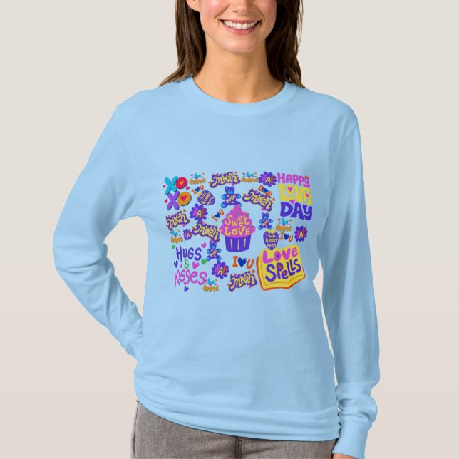 T-Shirt with a pretty design.  (Front)