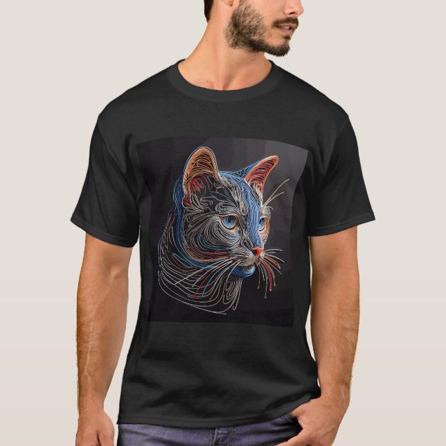 T-shirt With An Art Expression -25 (Front)