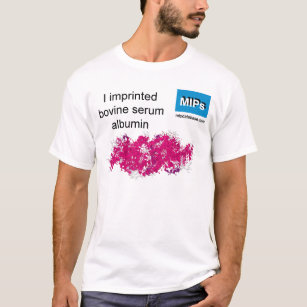 T-shirt with BSA molecular structure