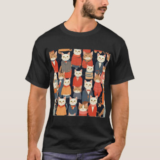 T-Shirt with cats design