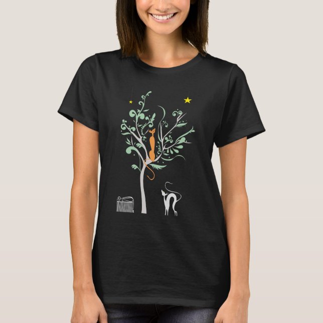 t-shirt with cats "I love you" (Front)