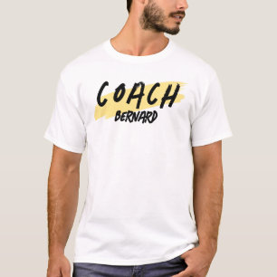 T-shirt with Coach's Name, Gift for Coach