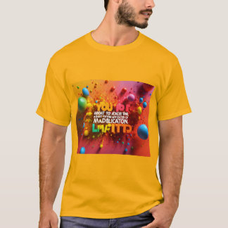 T-shirt with colourful pictures