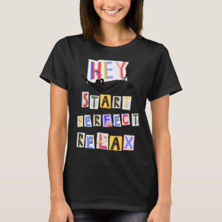 T-Shirt with colourful writing