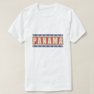 T-shirt with Cool Panama Flag Print
