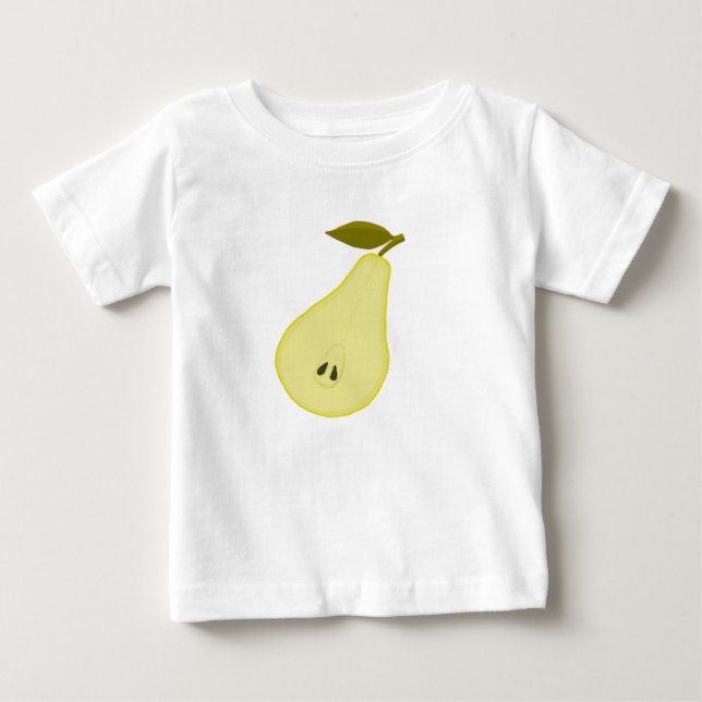 T-shirt with cute pear (Front)