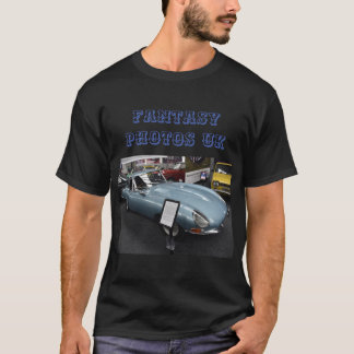 T-shirt with e type jaguar on front
