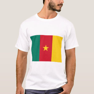 T Shirt with Flag of Cameroon