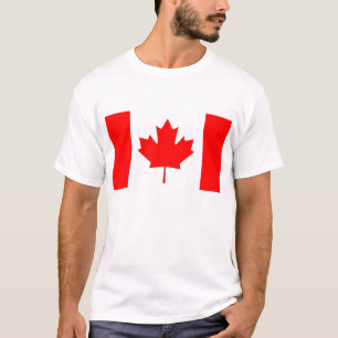T Shirt with Flag of Canada