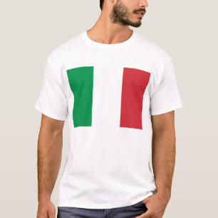 T Shirt with Flag of Italy