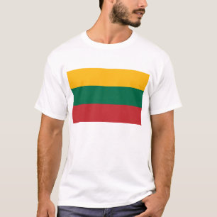 T Shirt with Flag of Lithuania