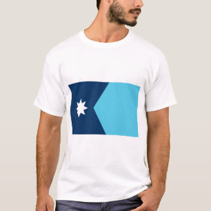 T Shirt with Flag of Minnesota, USA