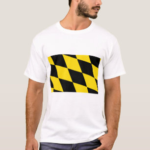 T Shirt with Flag of Munich, Bavaria